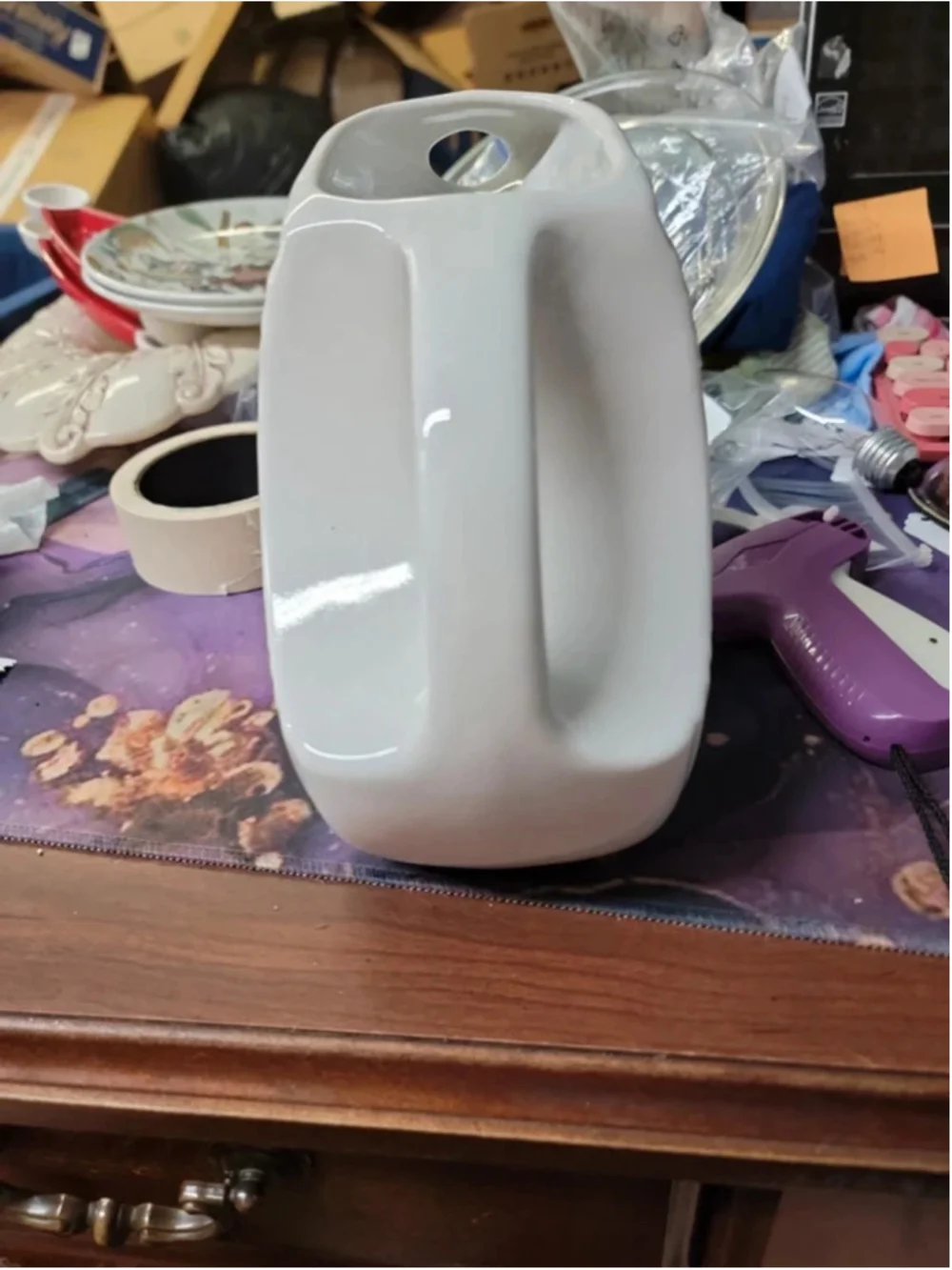 Vintage white fiesta wear pitcher